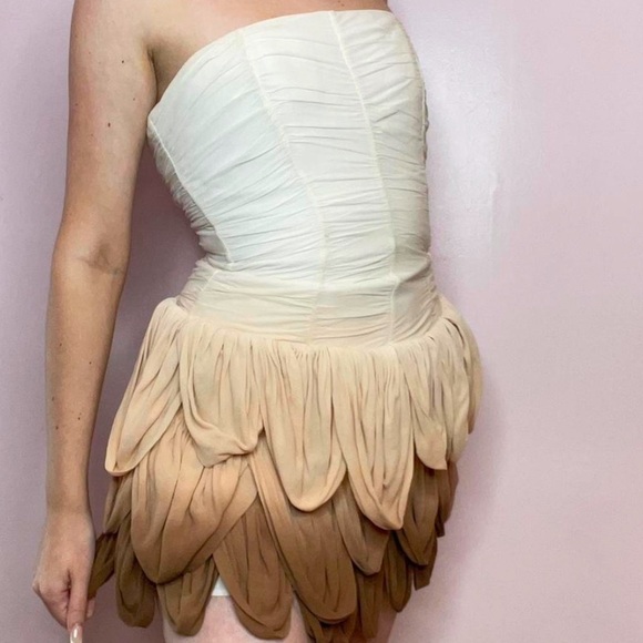 Bebe ombré ruffle dress size small - Picture 6 of 8